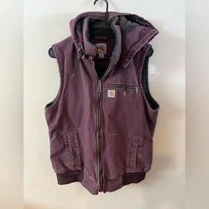 Carhartt Fleece Lined Vest with Hood